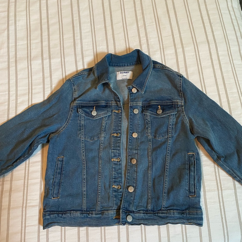 Old navy youth jean jacket size 14-16